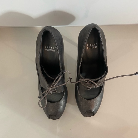 Stuart Weitzman Open Toe Heels - Picture 3 of 5